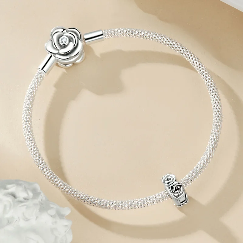(image for) PANDORA Style Rose Positioning Buckle Charm - SCC2706 - View 5