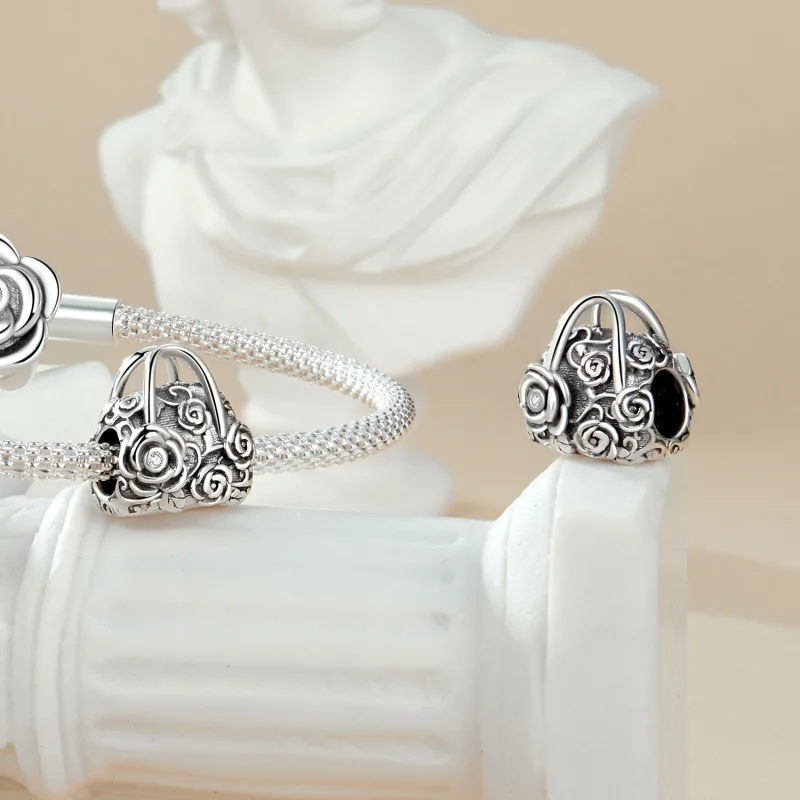 (image for) PANDORA Style Rose Sachet Charm - SCC2703 - View 4