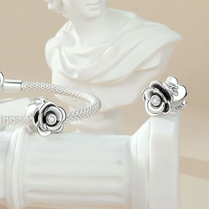 (image for) PANDORA Style Rose Three-Dimensional Charm - SCC2705 - View 4