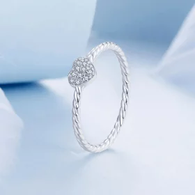 PANDORA Style Shining Heart Ring - BSR516