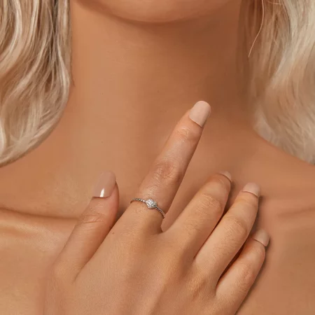 PANDORA Style Shining Heart Ring - BSR516