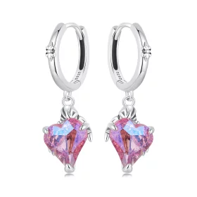 PANDORA Style Skeleton Hand Heart Shaped Earrings - SCE1705 PANDORA Style Skeleton Hand Heart Shaped Earrings - SCE1705