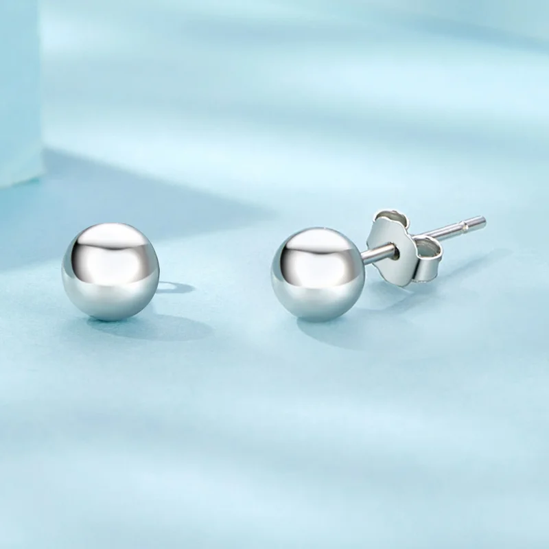 (image for) PANDORA Style Small Ball Shaped Earrings - SCE1725-S - View 4