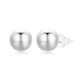 PANDORA Style Small Ball Shaped Earrings - SCE1725-S PANDORA Style Small Ball Shaped Earrings - SCE1725-S