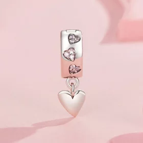 PANDORA Style Smart Heart Silicone Buckle Charm - SCC2694