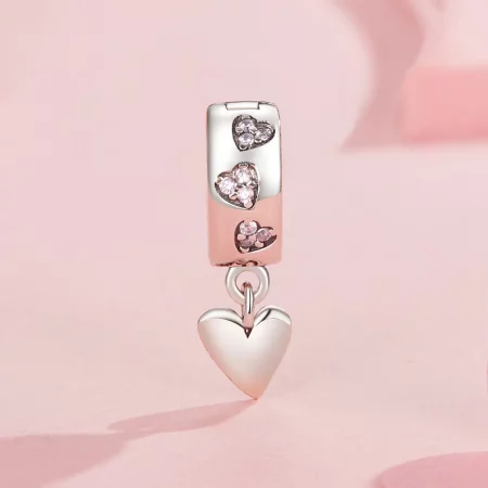 PANDORA Style Smart Heart Silicone Buckle Charm - SCC2694