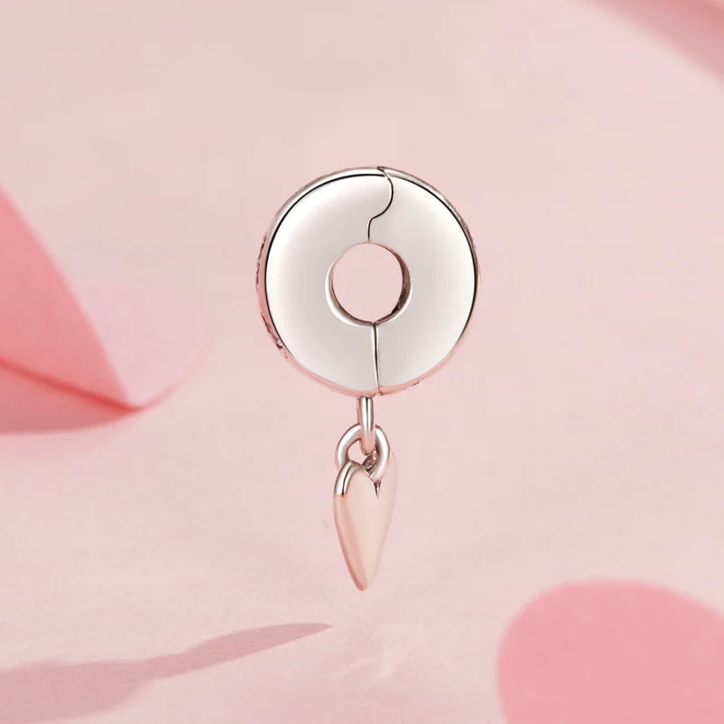 (image for) PANDORA Style Smart Heart Silicone Buckle Charm - SCC2694 - View 3