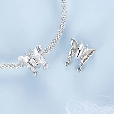 PANDORA Style Sparkle Butterfly Charm - BSC965
