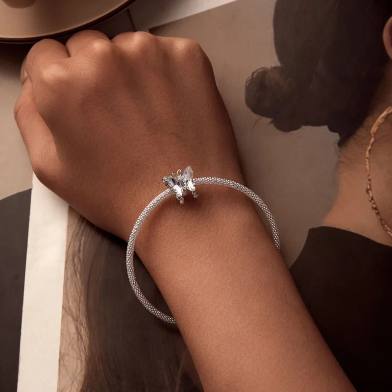 (image for) PANDORA Style Sparkle Butterfly Charm - BSC965 - View 5