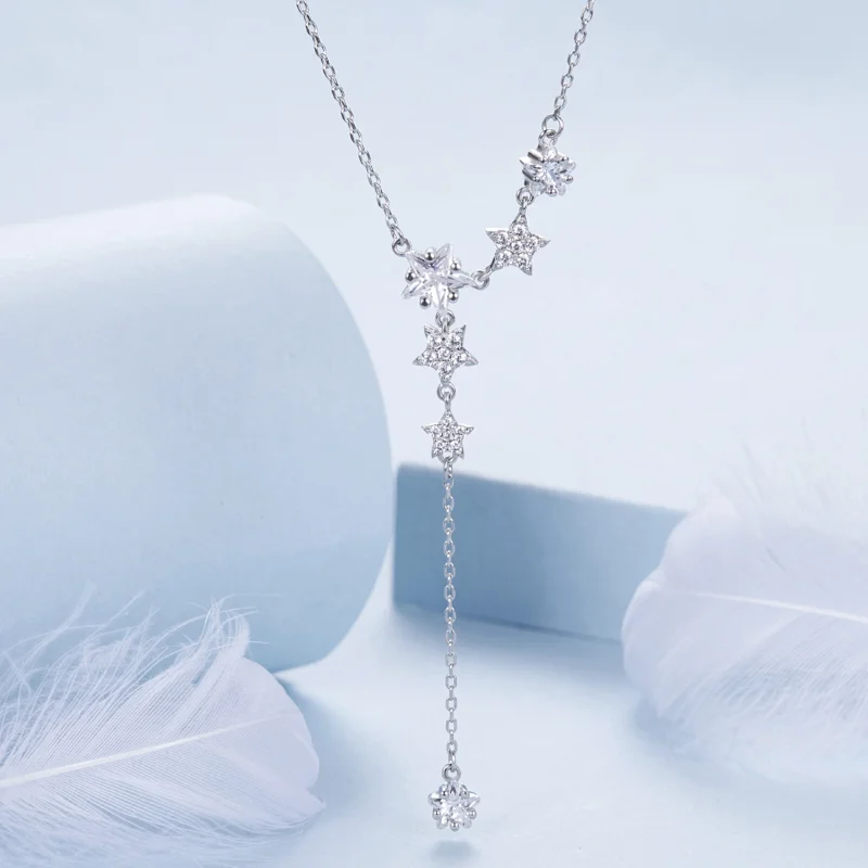 (image for) PANDORA Style Star Necklace - BSN368 - View 3