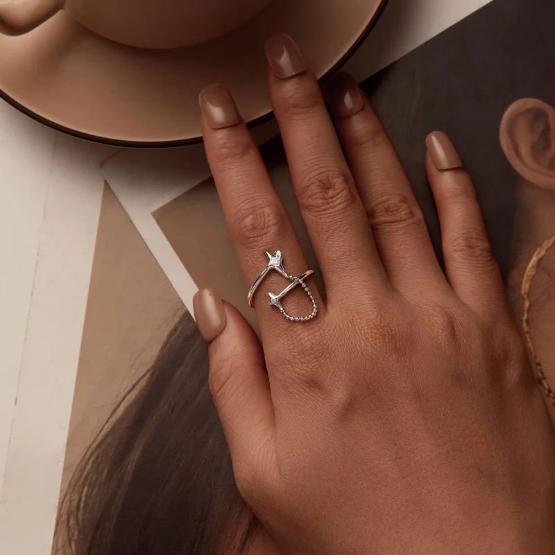 (image for) PANDORA Style Starlight Open Ring - BSR519-E - View 4