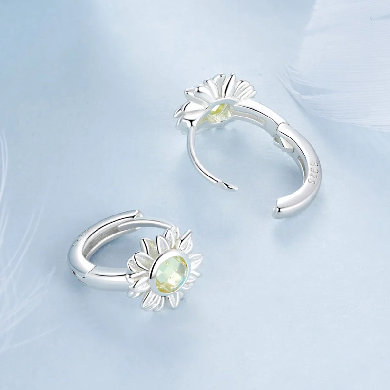 (image for) PANDORA Style Sunflower Earrings - BSE966 - View 4