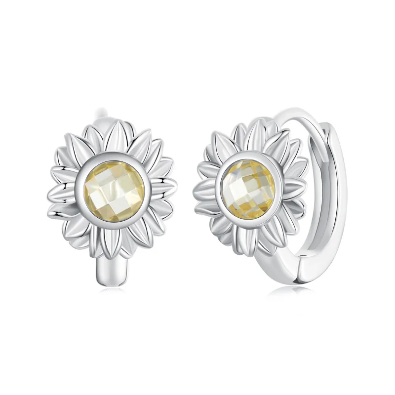 (image for) PANDORA Style Sunflower Earrings - BSE966 - Product Image