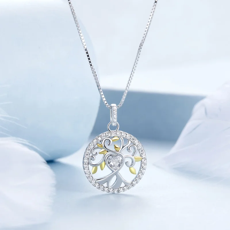 (image for) PANDORA Style Tree Of Life Necklace - BSN371 - View 3