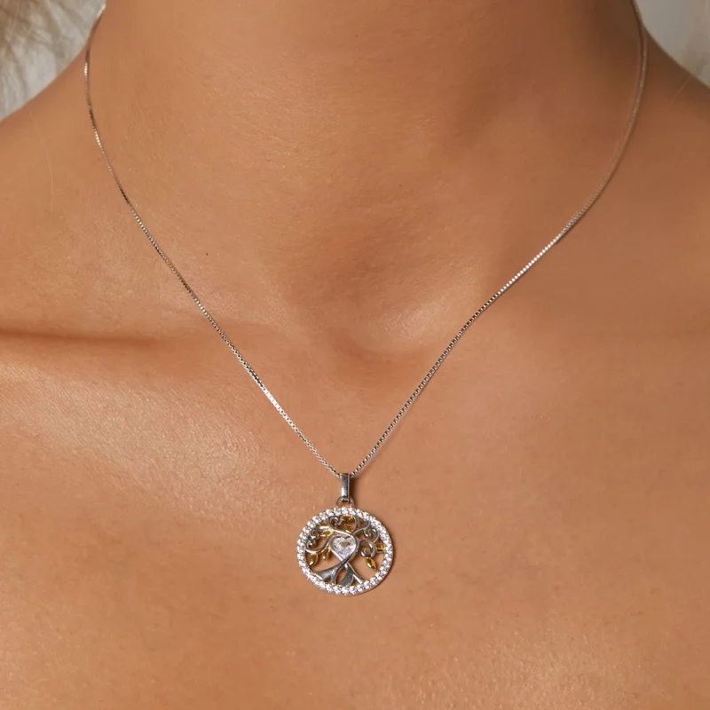 (image for) PANDORA Style Tree Of Life Necklace - BSN371 - View 5