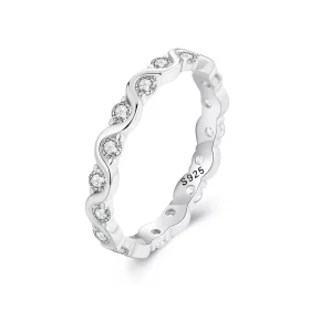 PANDORA Style Wave Ring - BSR515 PANDORA Style Wave Ring - BSR515