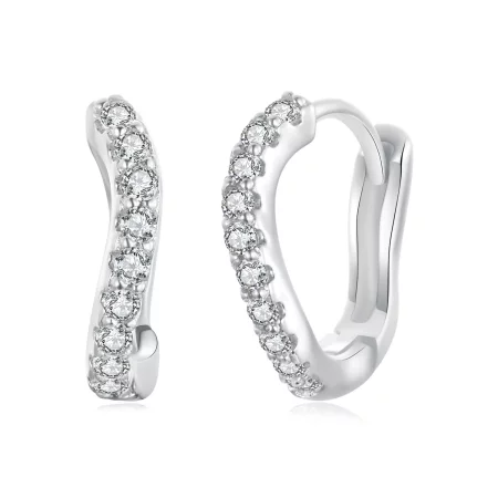 PANDORA Style Wavy Earrings - BSE959 PANDORA Style Wavy Earrings - BSE959