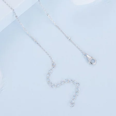 Pandora Necklace With Rose Cross Necklace - BSN379