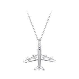 PANDORA Style Airplane Necklace - SCN522 PANDORA Style Airplane Necklace - SCN522