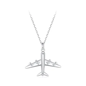 (image for) PANDORA Style Airplane Necklace - SCN522