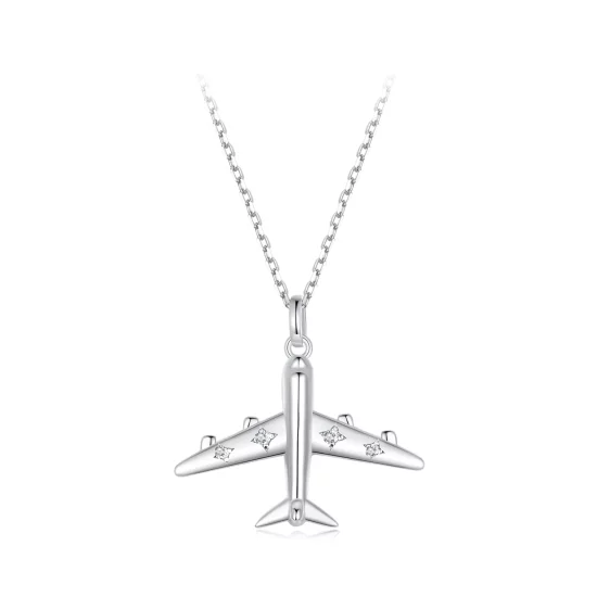 PANDORA Style Airplane Necklace - SCN522