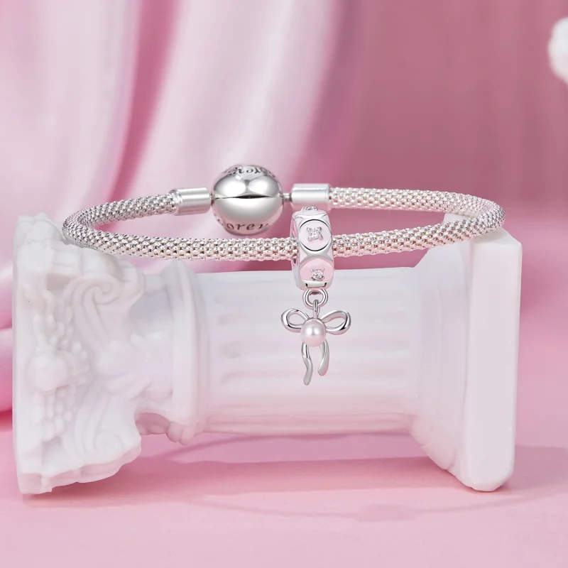 (image for) PANDORA Style Ballet Bow Positioning Buckle Charm - SCC2763 - View 4