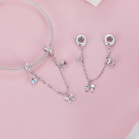 PANDORA Style Ballet Bow Safety Chain - SCC2762