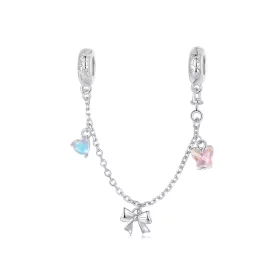 PANDORA Style Ballet Bow Safety Chain - SCC2762 PANDORA Style Ballet Bow Safety Chain - SCC2762