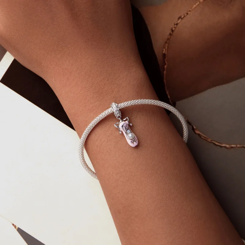 (image for) PANDORA Style Ballet Shoe Pendant - SCC2761 - View 5