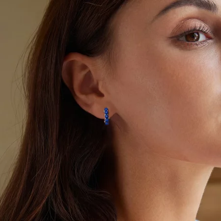 PANDORA Style Blue ball Earrings - BSE984