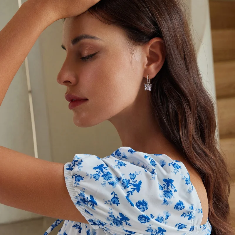 (image for) PANDORA Style Butterfly Earrings - BSE986 - View 8