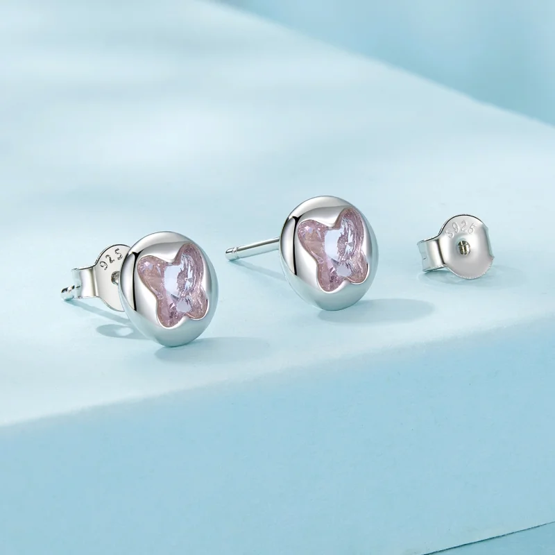 (image for) PANDORA Style Butterfly Earrings - SCE1730 - View 2