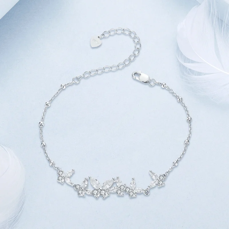 (image for) PANDORA Style Butterfly Flying Bracelet - BSB162 - View 3