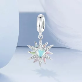 PANDORA Style Colored Sunshine Dangle- BSC976 PANDORA Style Colored Sunshine Dangle- BSC976