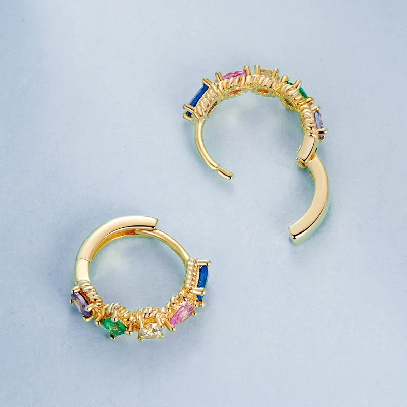 (image for) PANDORA Style Colorful Earrings - BSE974 - View 4