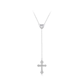 PANDORA Style Cross Necklace - BSN384 PANDORA Style Cross Necklace - BSN384