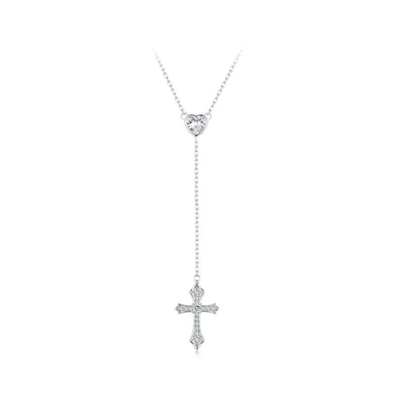 (image for) PANDORA Style Cross Necklace - BSN384 - Product Image