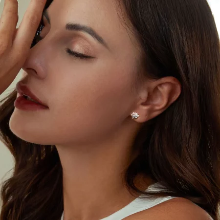 PANDORA Style Crown Fox Princess Earrings - SCE1708