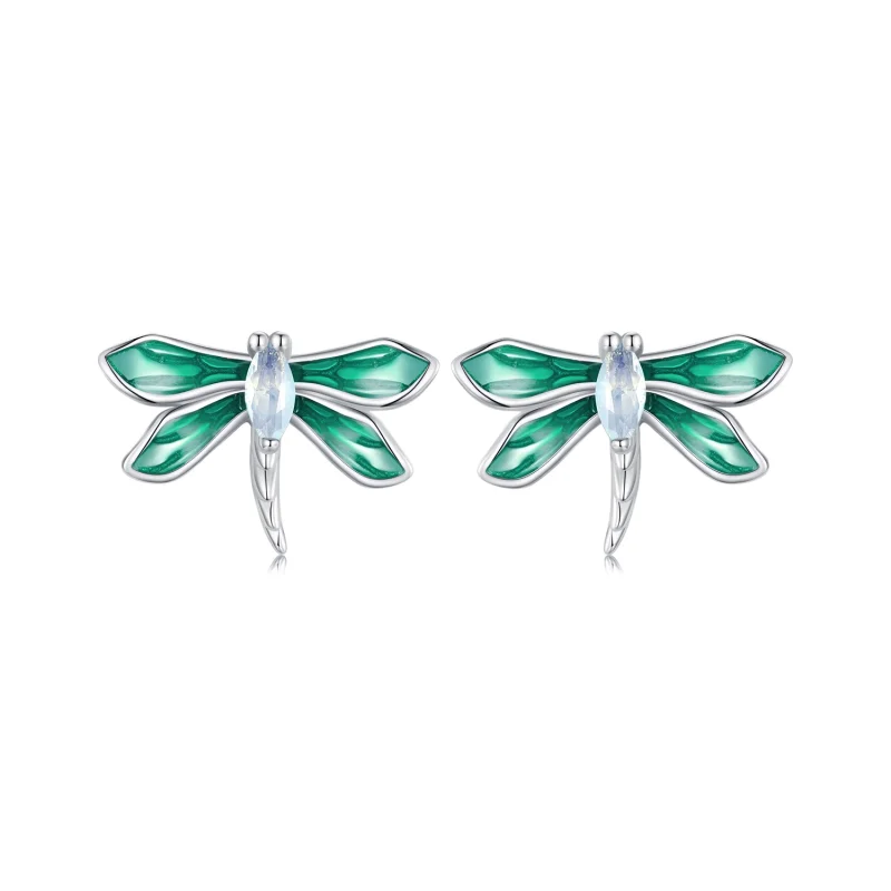 (image for) PANDORA Style Dragonfly Earrings - BSE988 - Product Image