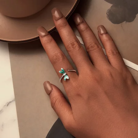 PANDORA Style Dragonfly Open Ring - BSR537-E