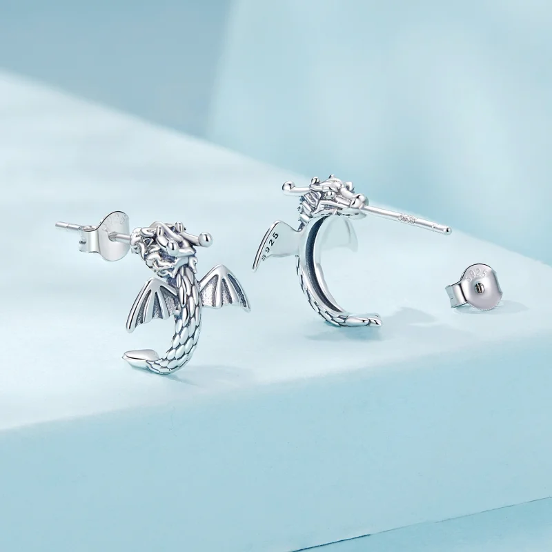 (image for) PANDORA Style Feilong Earrings - SCE1734 - View 2