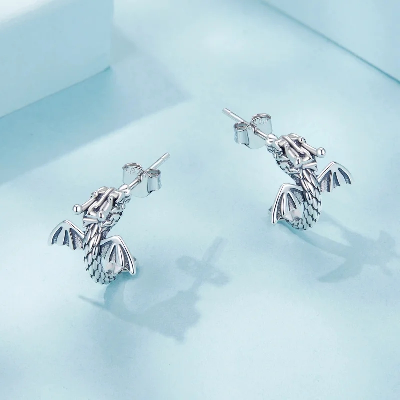 (image for) PANDORA Style Feilong Earrings - SCE1734 - View 3