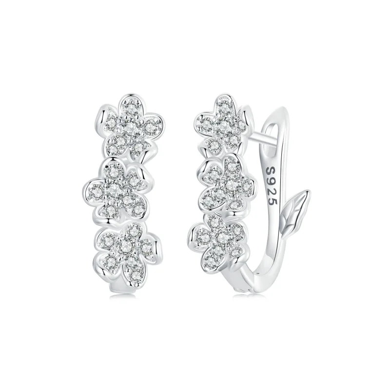 (image for) PANDORA Style Flower Earrings - BSE982 - Product Image