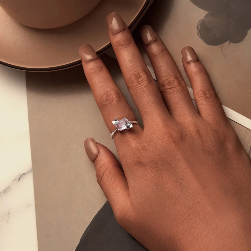 (image for) PANDORA Style Flower Ring - SCR1012 - View 4