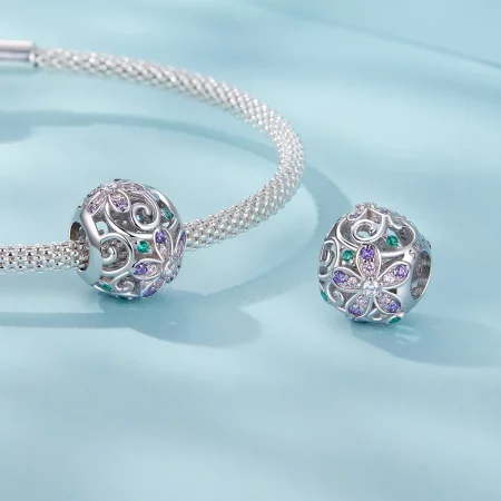 PANDORA Style Flower Vine Beads - SCC2741