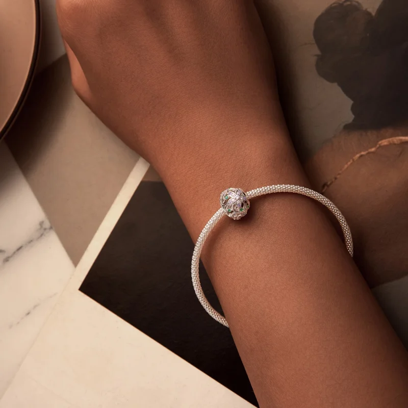 (image for) PANDORA Style Flower Vine Beads - SCC2741 - View 6