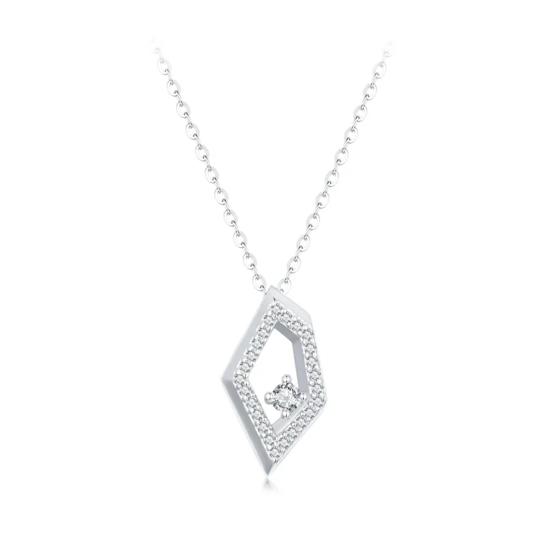 (image for) PANDORA Style Geometric Sparkle Necklace - SCN517 - Product Image