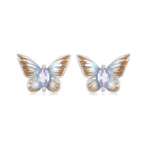 (image for) PANDORA Style Graceful Butterfly Stud Earrings - BSE993