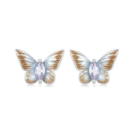 PANDORA Style Graceful Butterfly Stud Earrings - BSE993