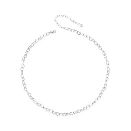 PANDORA Style Heart Chain Necklace - BSA005